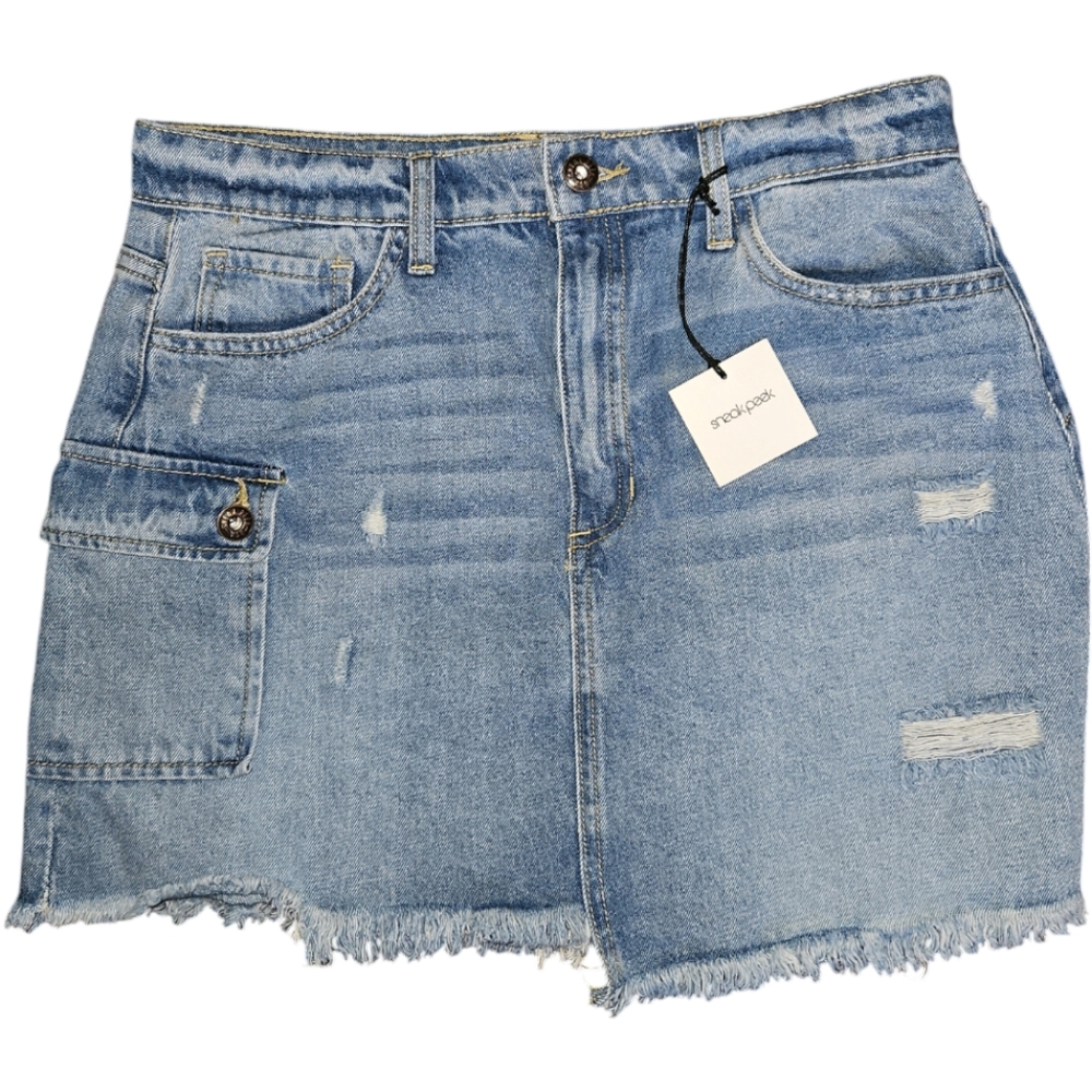 Sneek Peek Denim Skirt Size Medium